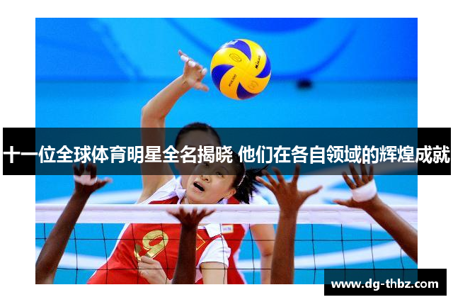 十一位全球体育明星全名揭晓 他们在各自领域的辉煌成就